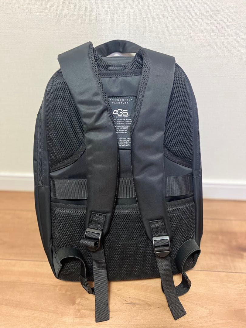 無重力リュックM 黒　アフタヌーンティー　AGS