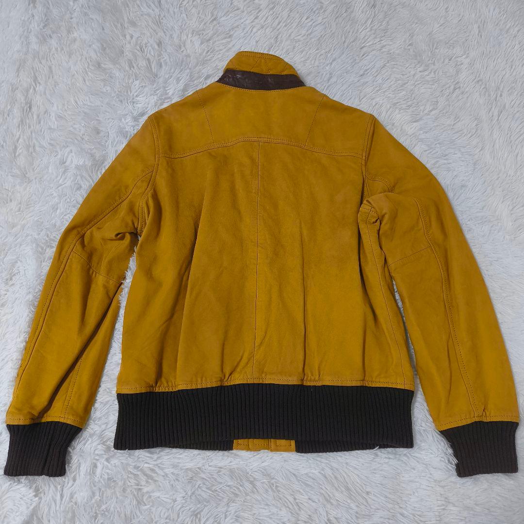 美品 Timberland レザー ブルゾン ジャケット マスタード M - メルカリ