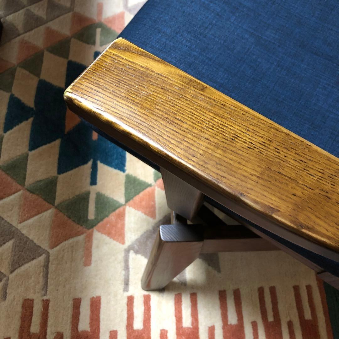 ②和モダン　ダイニングチェア　肘あり