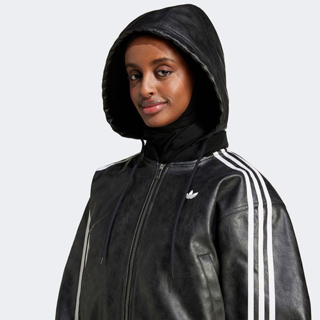 新品XL】ADILENIUMシーズン3 ビンテージ フェイクレザージャケット黒白