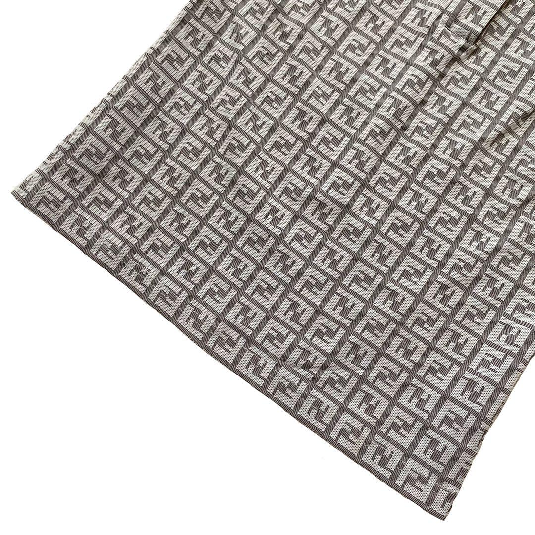 美品 FENDI フェンディ ズッカ柄 半袖 ポロシャツ 44 ロゴ