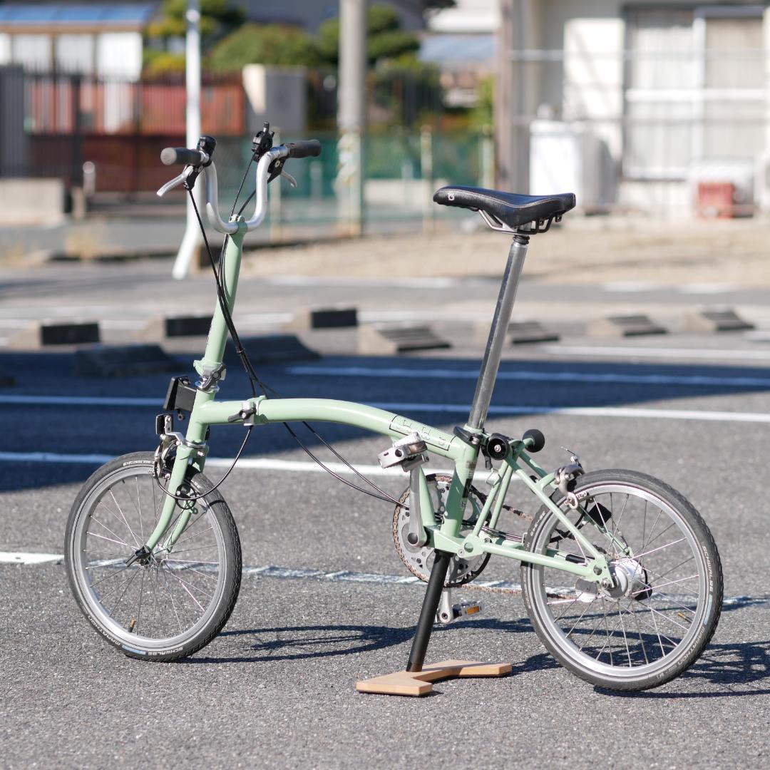 英国製 ブロンプトン セージグリーン 廃盤色 M3L 外装変速カスタム対応