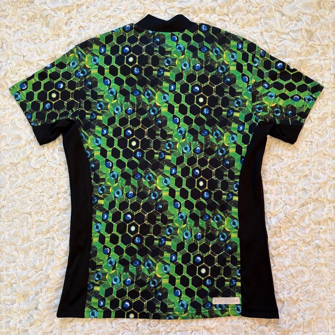 フェトウス FOTUS ハニカム柄 半袖サイクルシャツ サイバー系