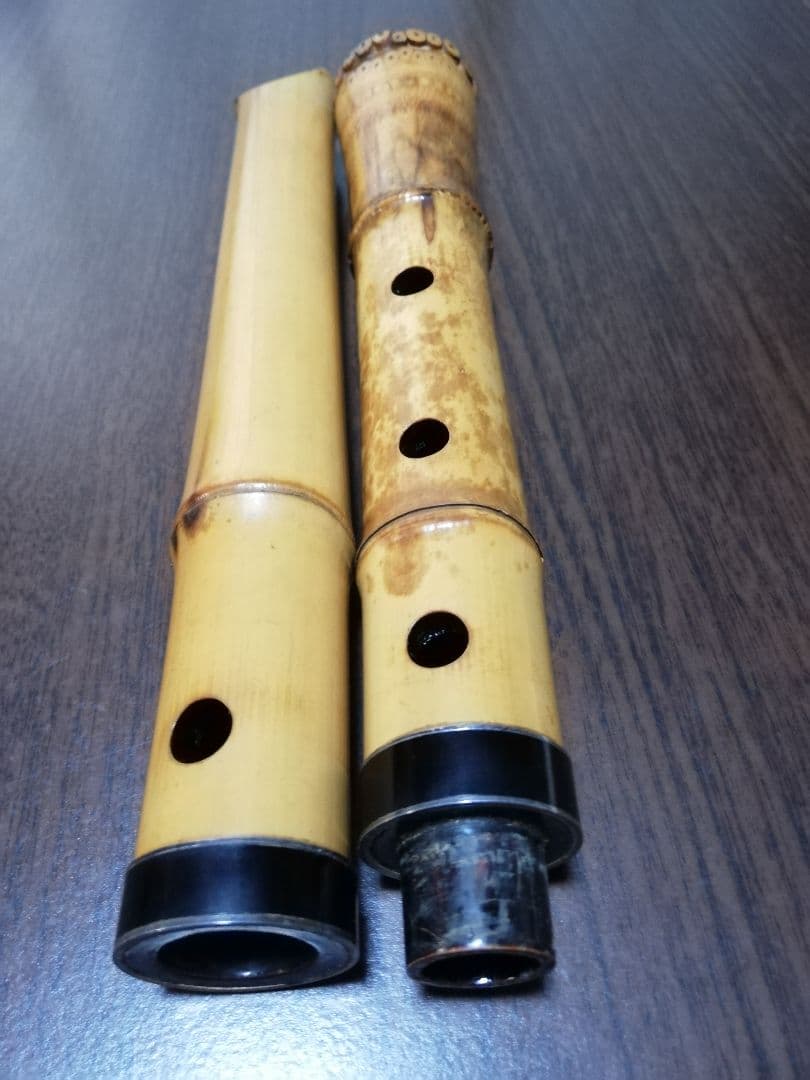 尺八　琴古 　鈴呂銘５穴　54㌢1.8寸