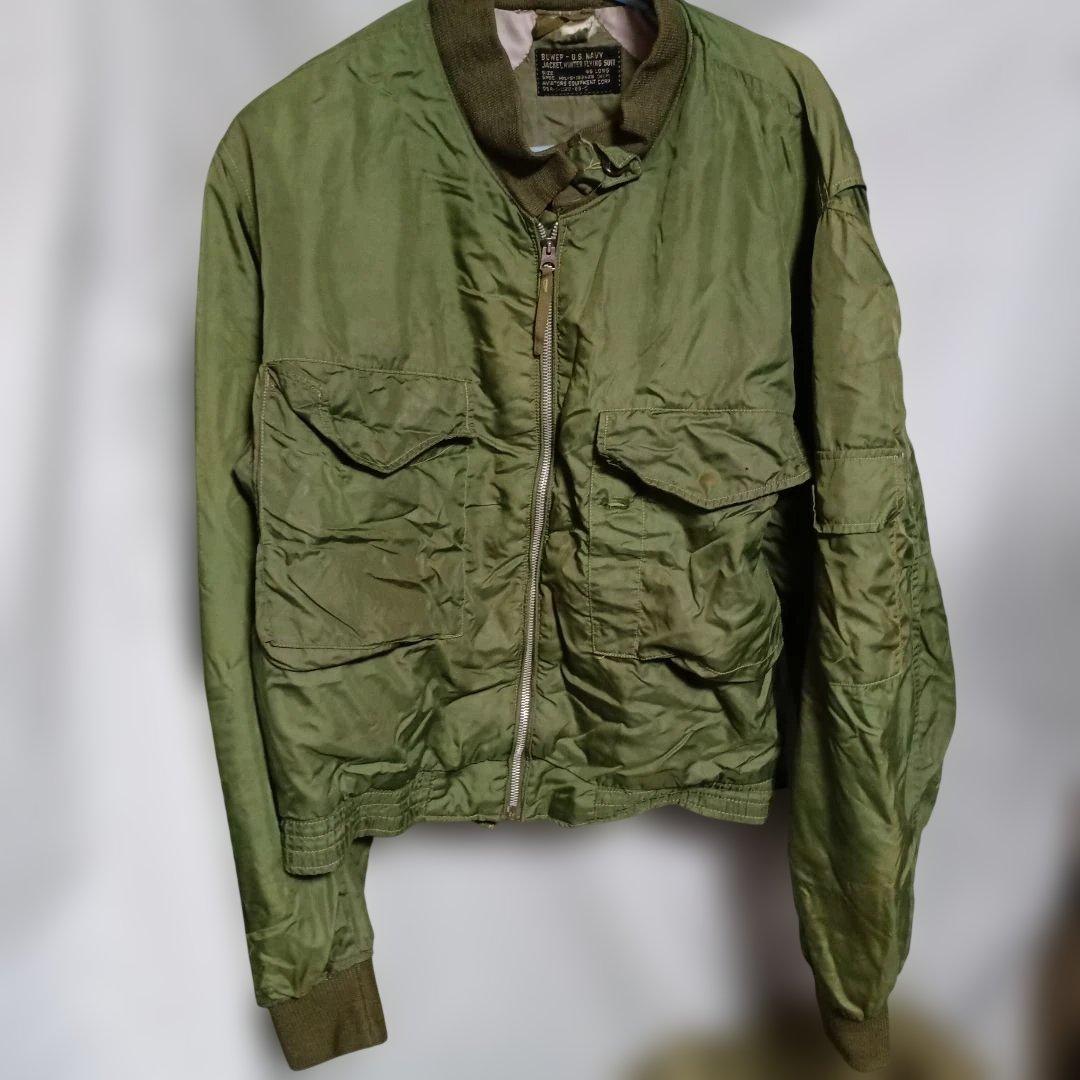 ジャンク品実物米海軍WEPフライトジャケット2着 セット