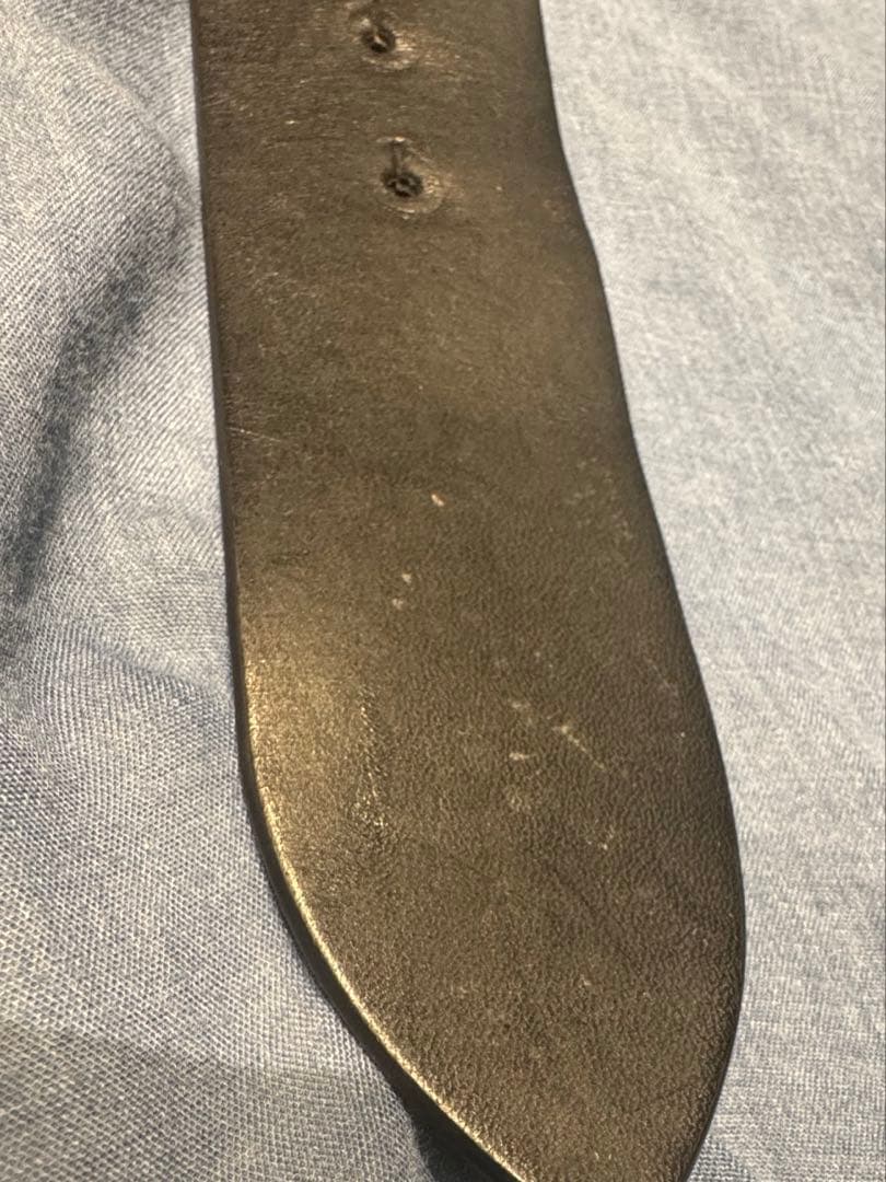 傷あり※ 高橋愛着用 メゾン マルジェラ レザーベルト 4ステッチ - メルカリ