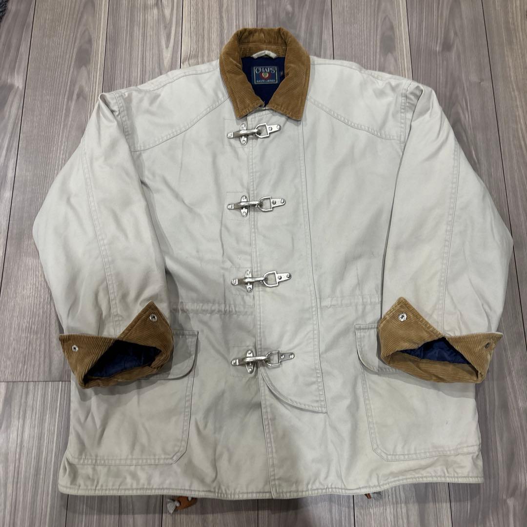 CHAPS ラルフローレン ファイヤーマン ジャケット ブラウン ベージュ M