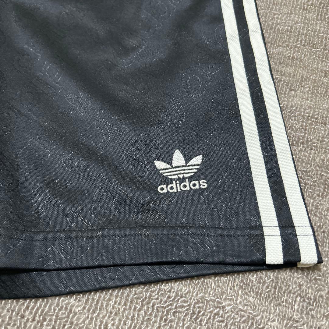 《美品》adidas ブラック ハーフパンツ Lサイズ
