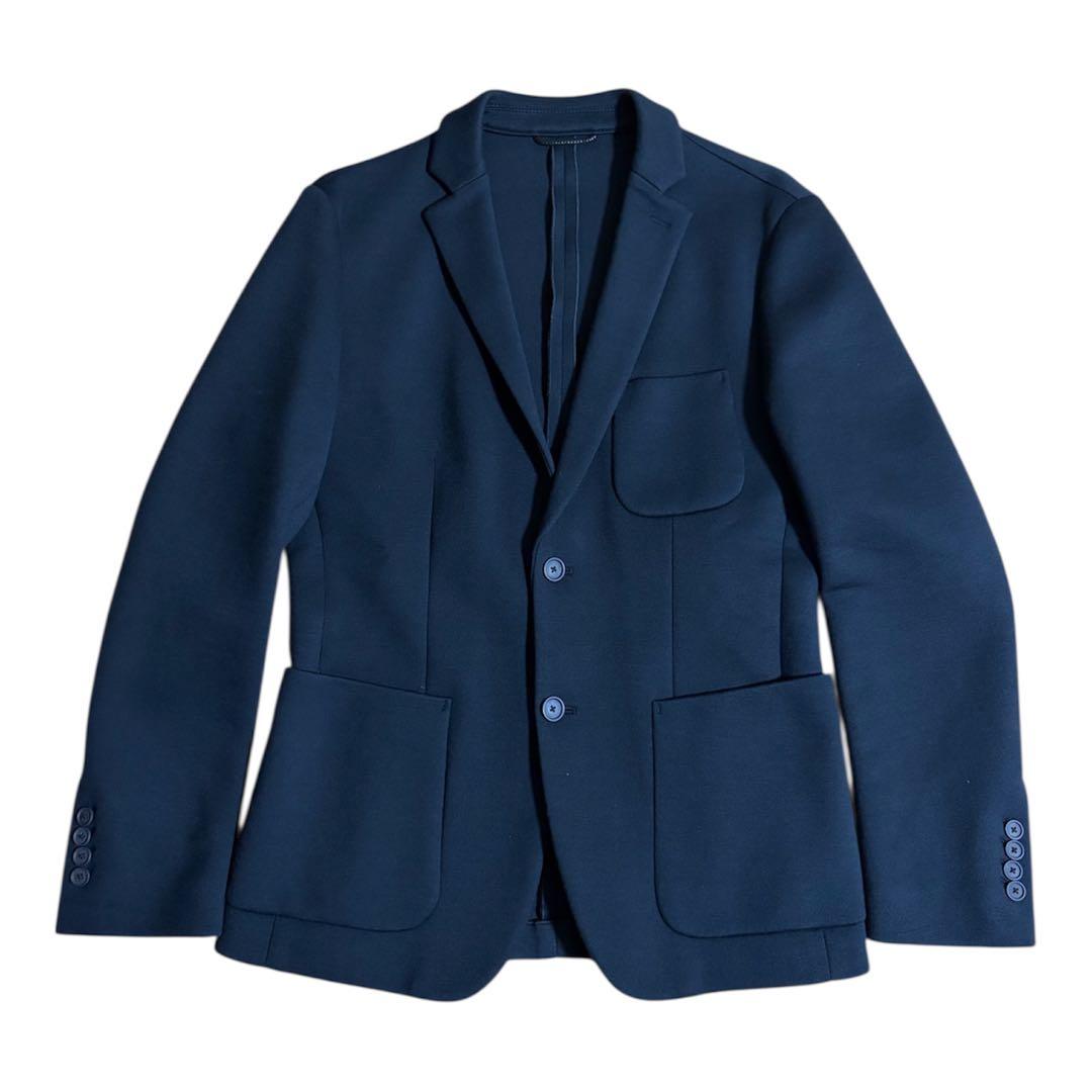 美品】ヒューゴボス テーラードジャケット ネイビー 48サイズ - メルカリ
