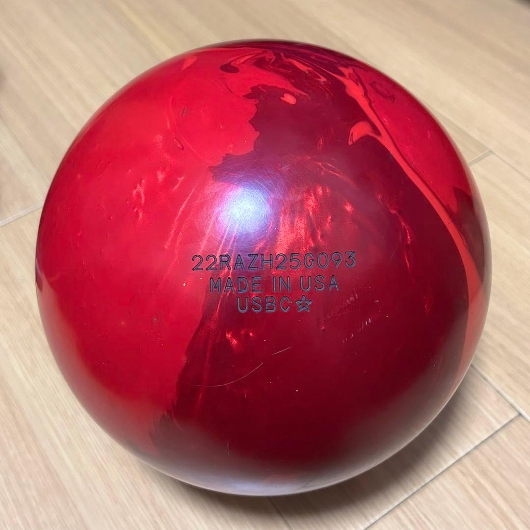 アテンションレッドパール ボウリング ボーリング ボール 15ポンド