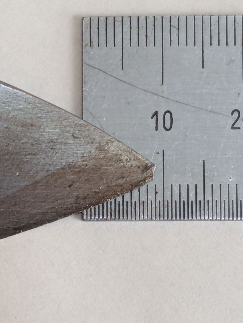 有次 特製 別打 出刃包丁6寸 霞 青鋼 角巻 朴柄 - メルカリ