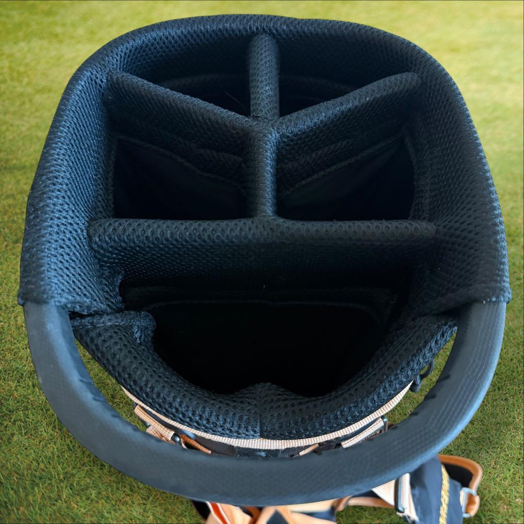 限定モデル　ブリーフィング キャディバッグ 9.5型 CR-4 黒　オレンジ