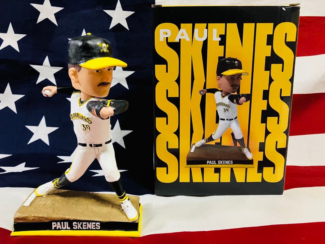 ポールスキーンズボブルヘッド（球場配布）Paul Skenes パイレーツ