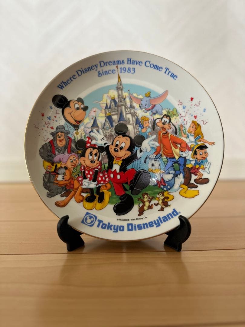 東京ディズニーランドオープン記念絵皿 1983年 - メルカリ
