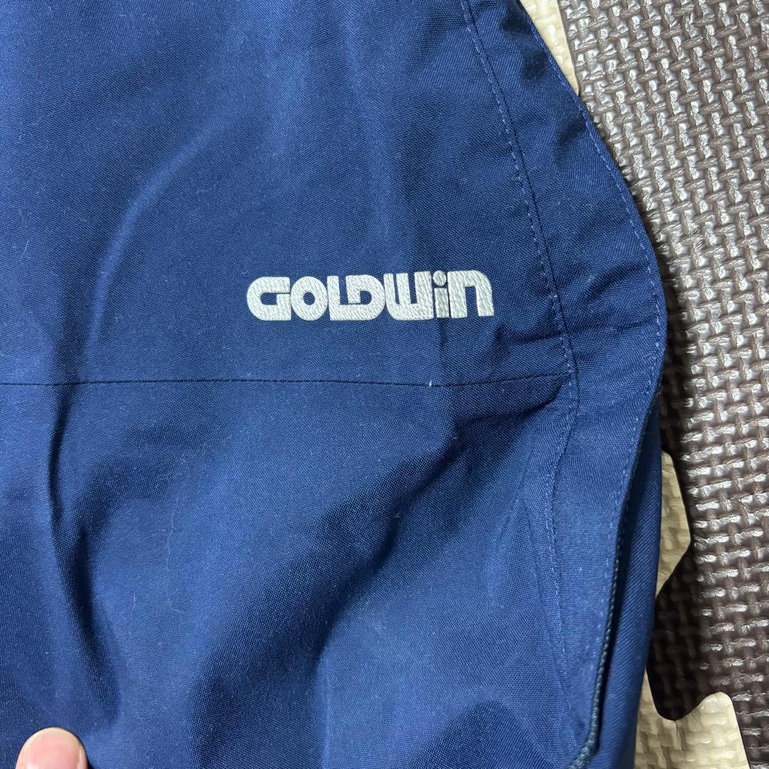 美品】arg 150 スノボウェア GOLDWIN 上下セット 女の子 ネイビー