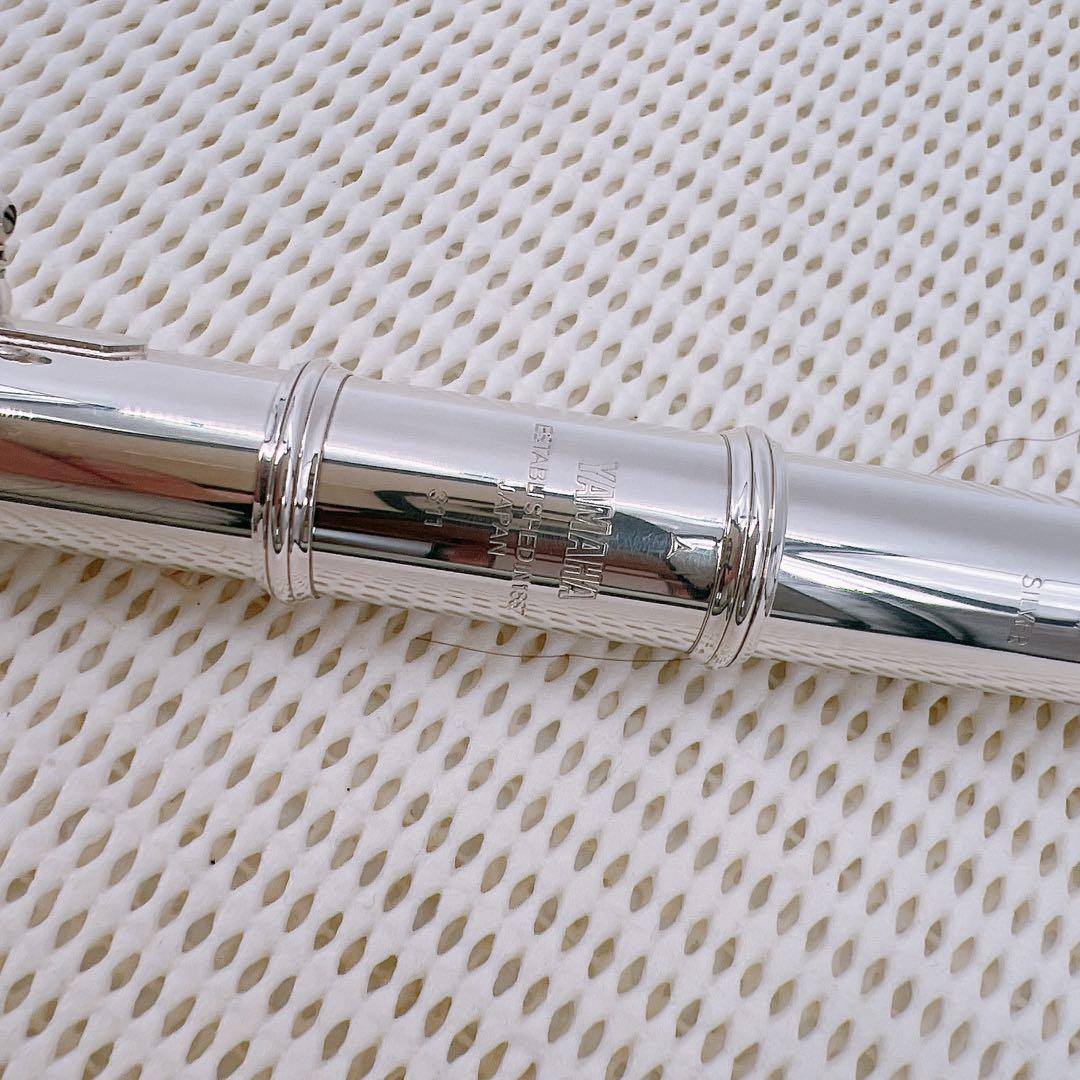 【新品級】ヤマハ　YFL-311 フルート　銀メッキ　頭部管銀　Eメカ