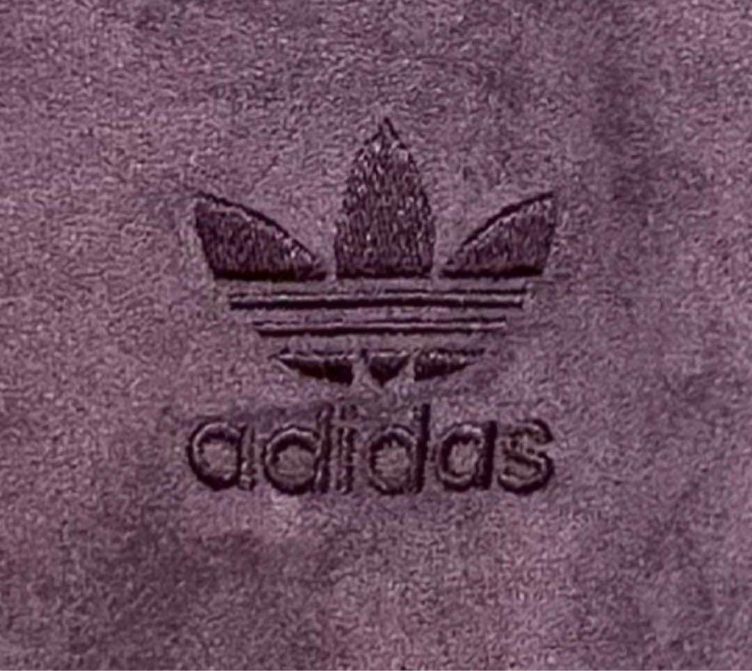 【超ビッグサイズ‼️】美品 adidas ベロア トラックジャケット 紫 古着