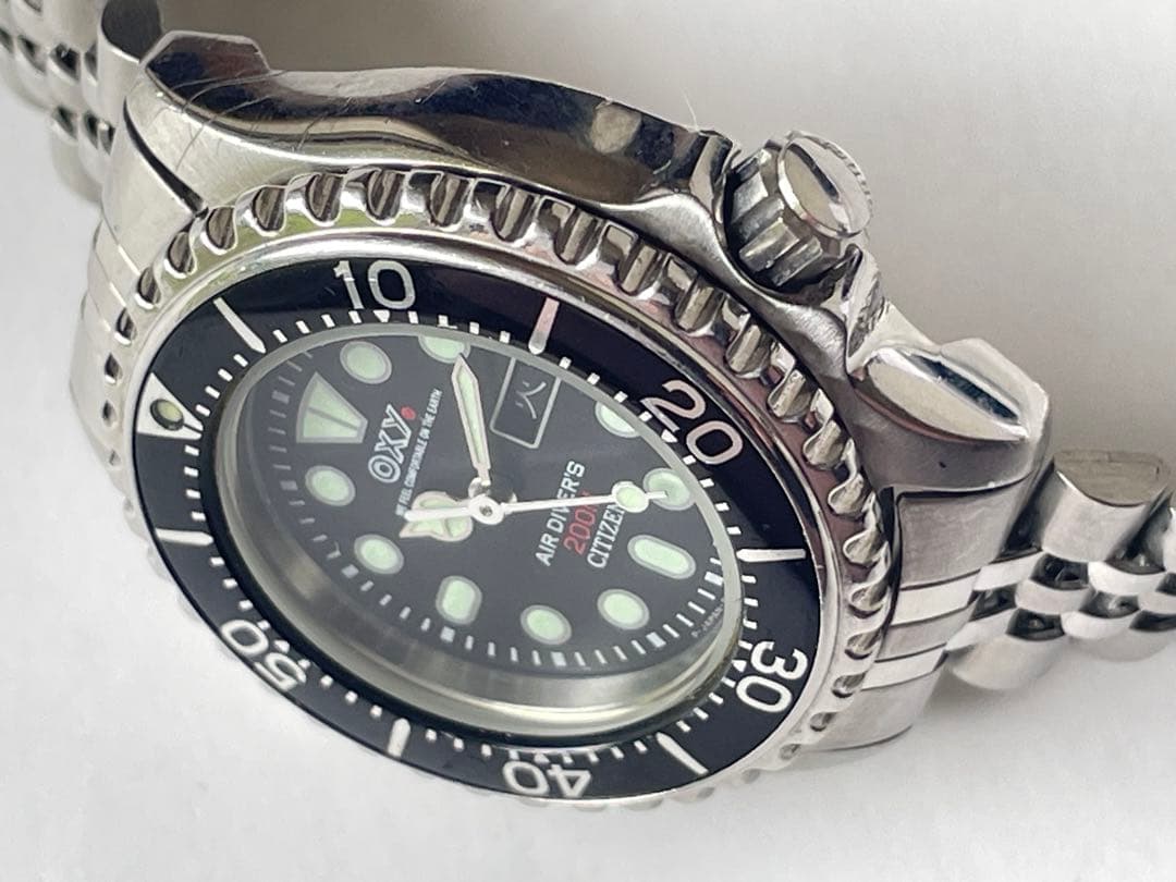 CITIZEN OXY DIVERS 200M 6008-L07275 Y - メルカリ