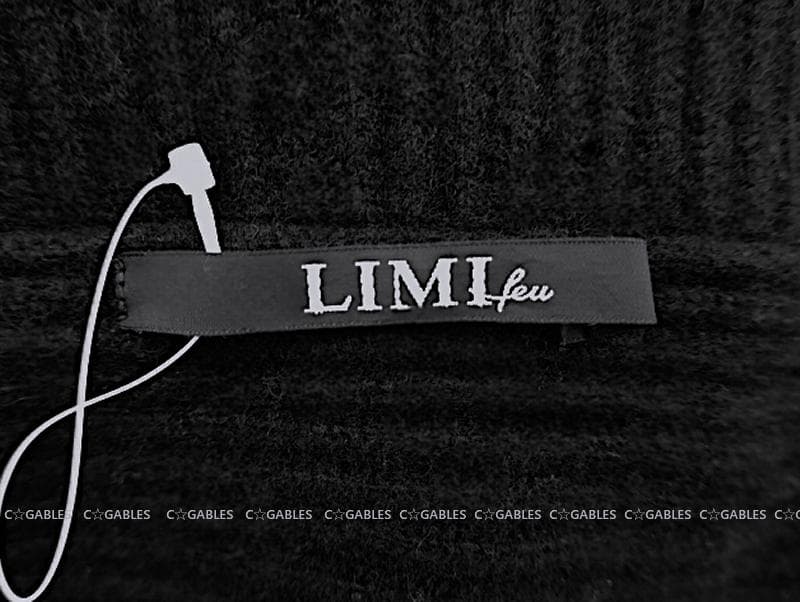 LIMI feu リミフゥ　定番　2WAY ウールストール　変形アシンメトリー