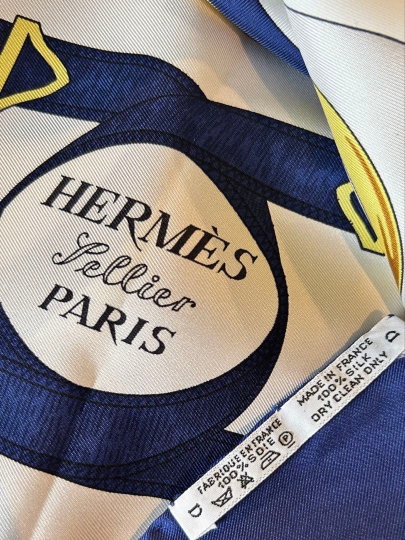 HERMES エルメス スカーフ エルメス　カレ90エプロン・ドール