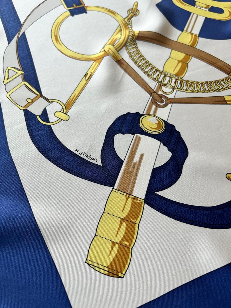 HERMES エルメス スカーフ エルメス　カレ90エプロン・ドール