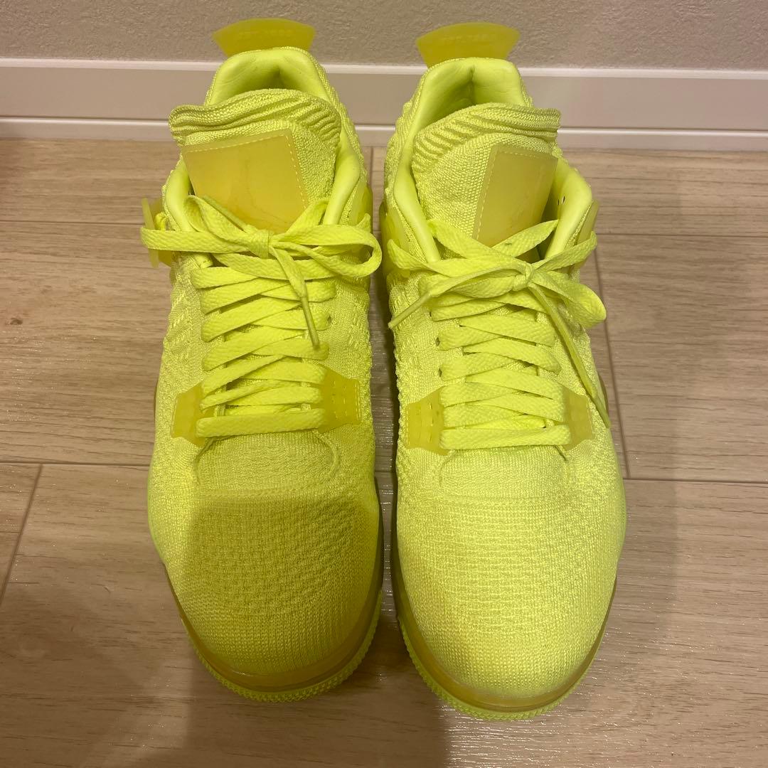 エアジョーダン4 レトロ　フライニット　27.5cm ボルトカラー　AJ4