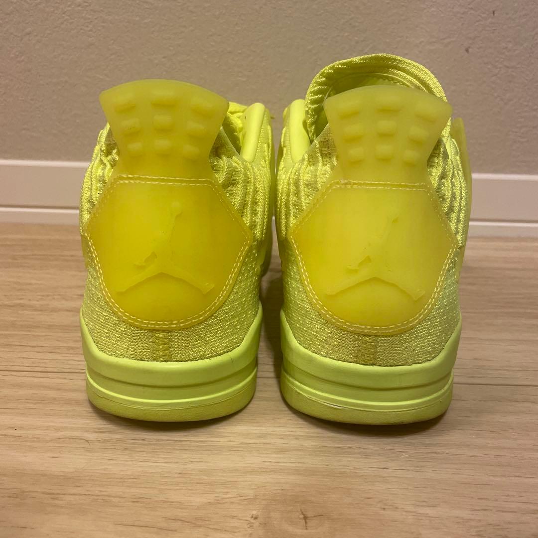 エアジョーダン4 レトロ　フライニット　27.5cm ボルトカラー　AJ4