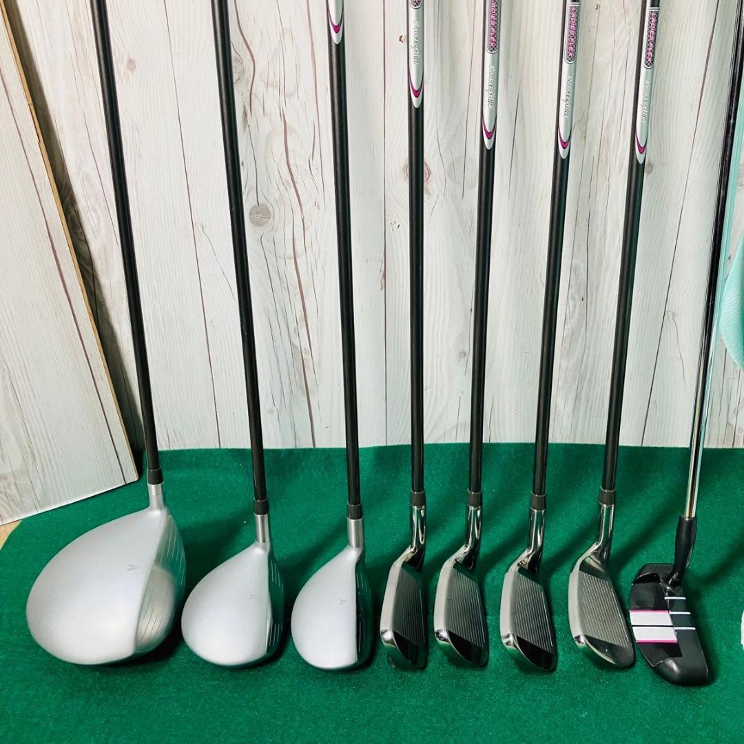 【美品】POWER BILT COUNTESS クラブ8本セット L 右