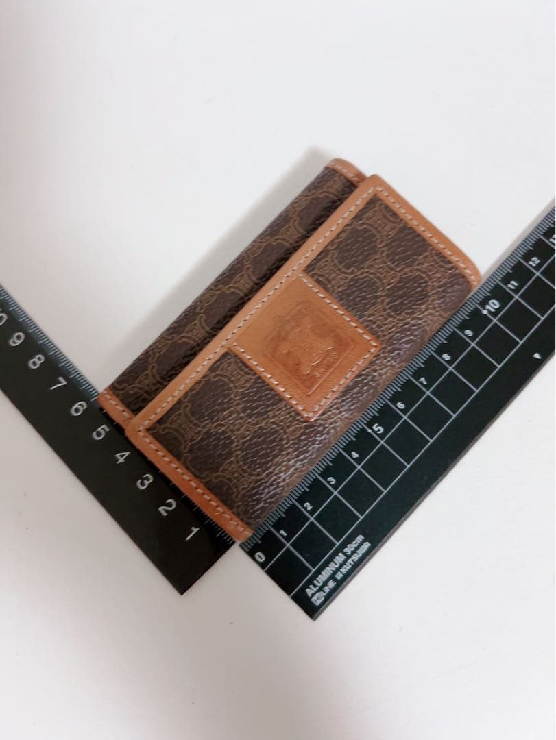 セリーヌ　CELINE キーケース　6連　ブラウン系　箱付き