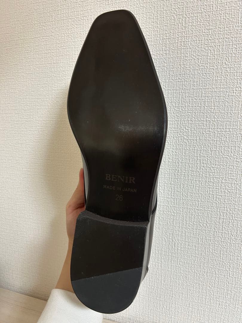 極美品　BENIR ウェディングシューズ　メンズ　26.0cm ダークブラウン