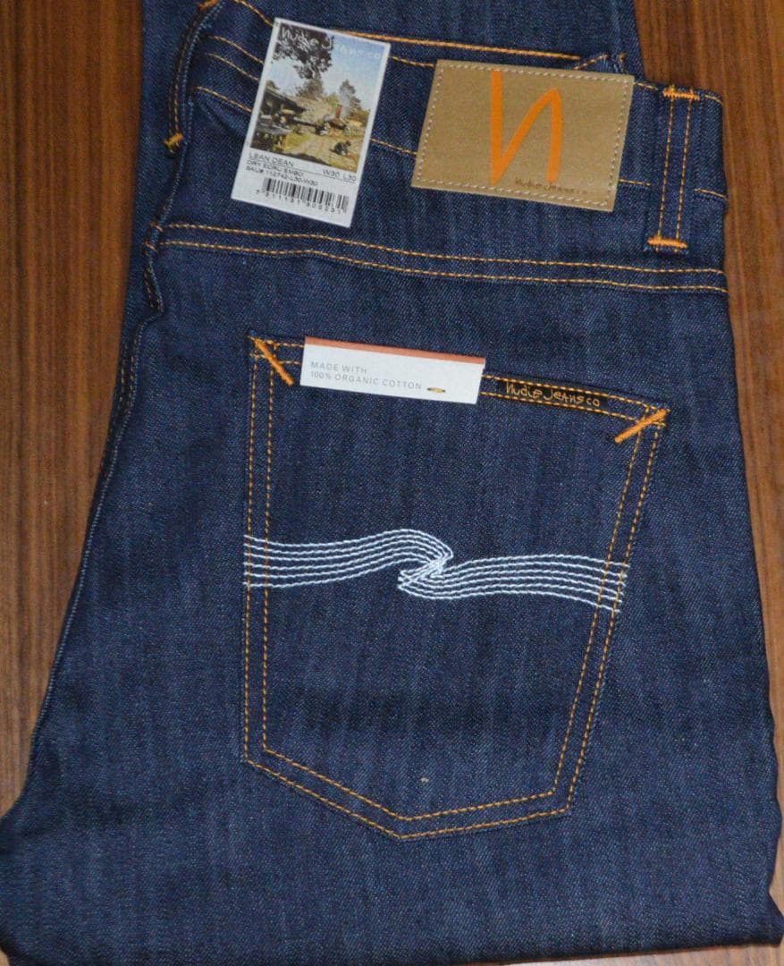 新品 Nudie Jeans Lean Dean Dry Ecru 30/30 - メルカリ