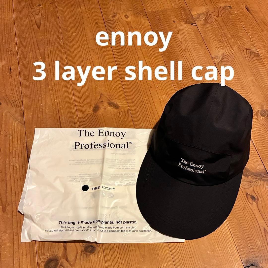 h*u様 美品 レア ennoy 3LAYER SHELL CAP エンノイ キ - メルカリ