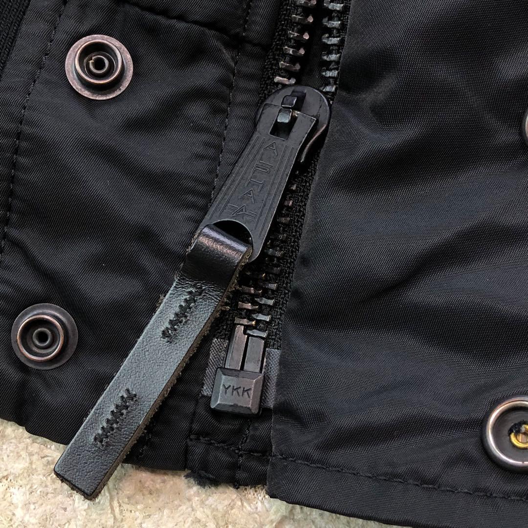 美品⭐アルファインダストリーズ N-2B フライトジャケット Lサイズ ブラック