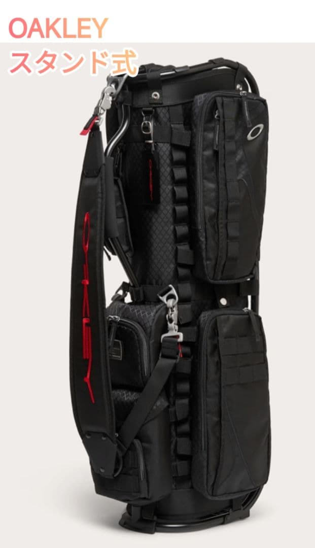 OAKLEY スタンド式ゴルフバッグ ブラック