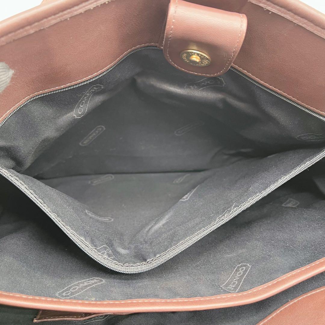 COACH オールドコーチ ショルダーバッグ ブラウン USA製 ヴィンテージ