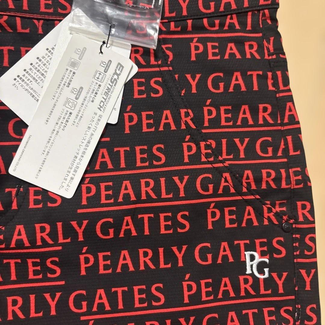 ★新品★PEARLY GATES パーリーゲイツ ロゴプリントパンツ 4