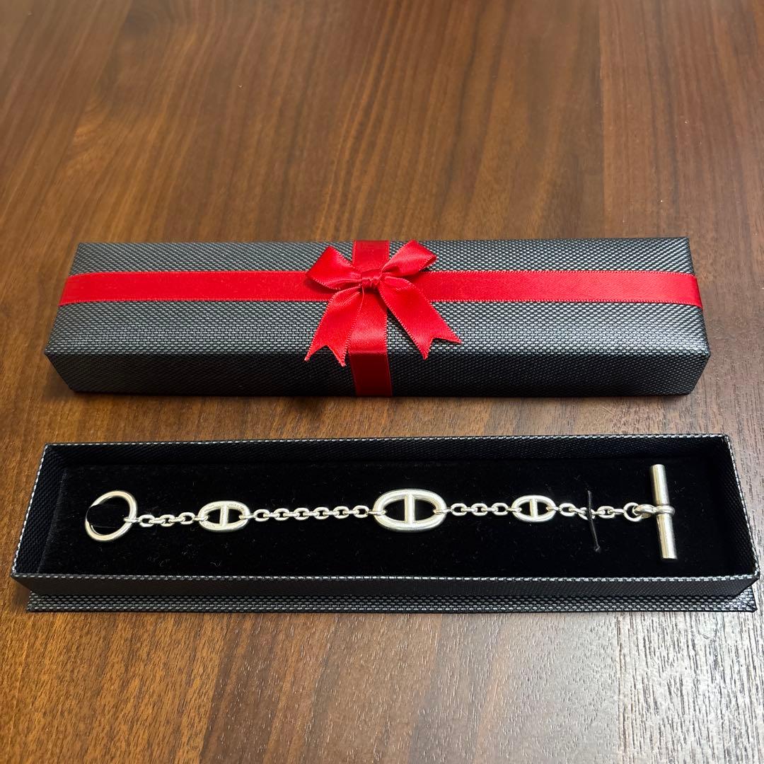 エルメス　ファランドール　シルバーブレスレット