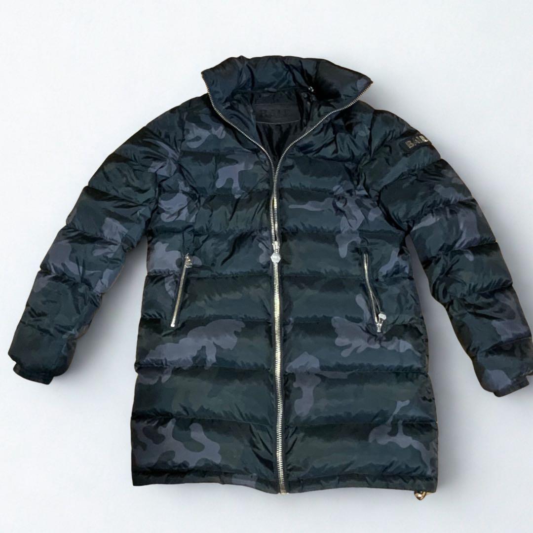 [本日限り]BALR. ダウンジャケット迷彩柄 取り外し可能なフードとフロントM