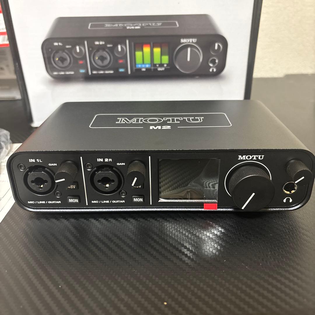美品】MOTU M2 2-in-2 USBオーディオインターフェイス - メルカリ