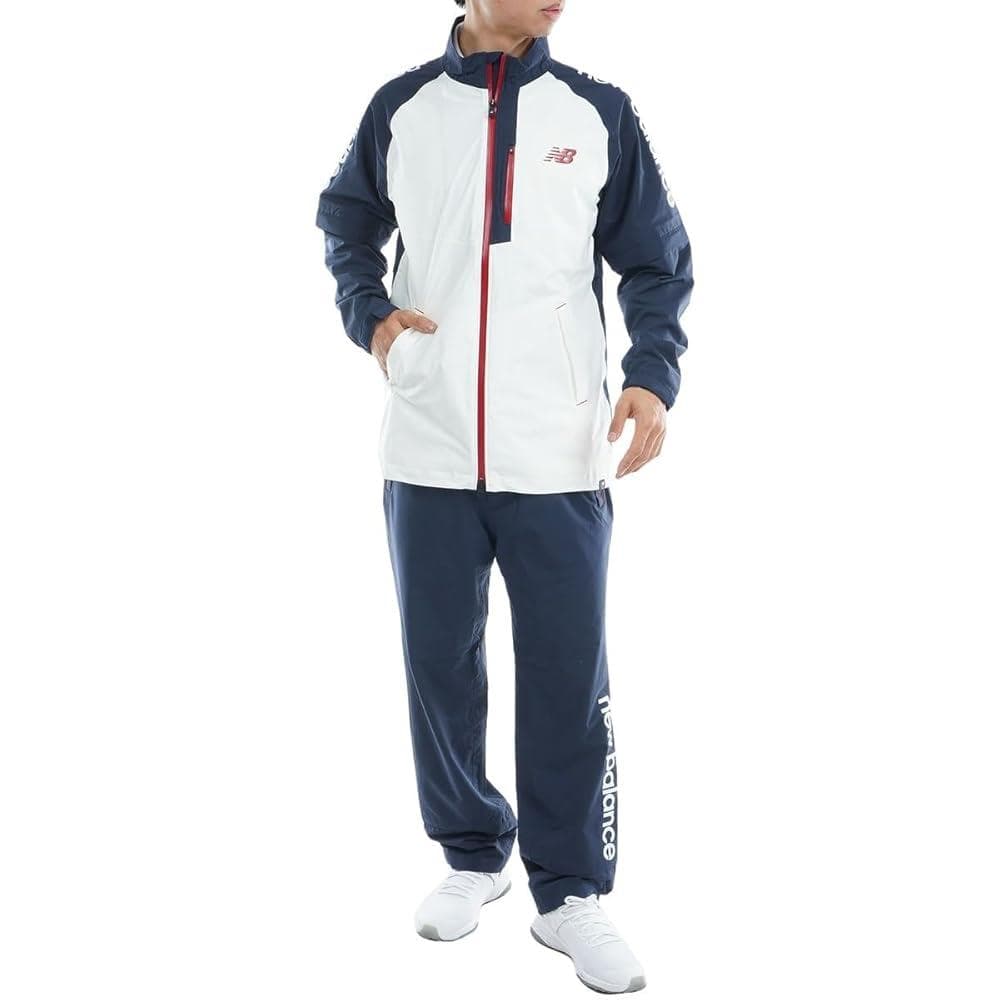 C4新品 6 ニューバランス ゴルフ メンズレインウェア セットアップ 1 上下