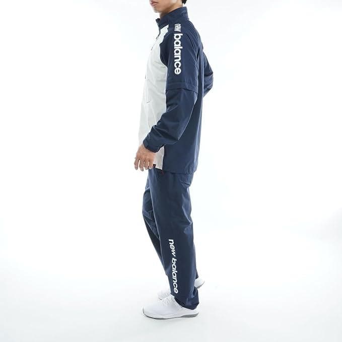 C4新品 6 ニューバランス ゴルフ メンズレインウェア セットアップ 1 上下