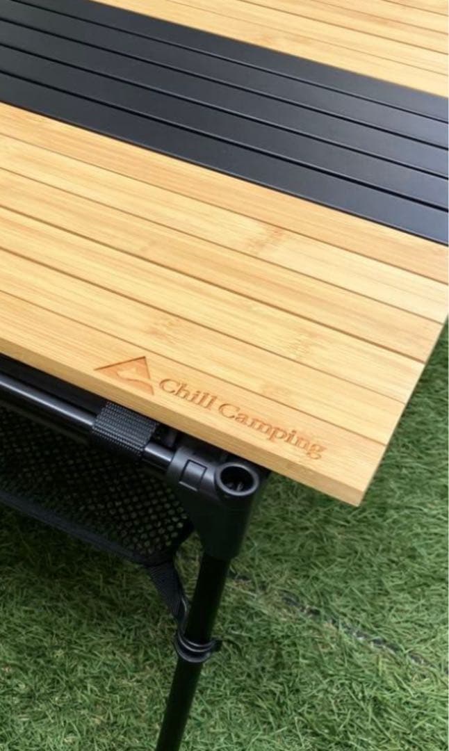 ChillCamping ウッドテーブル コンパクト収納