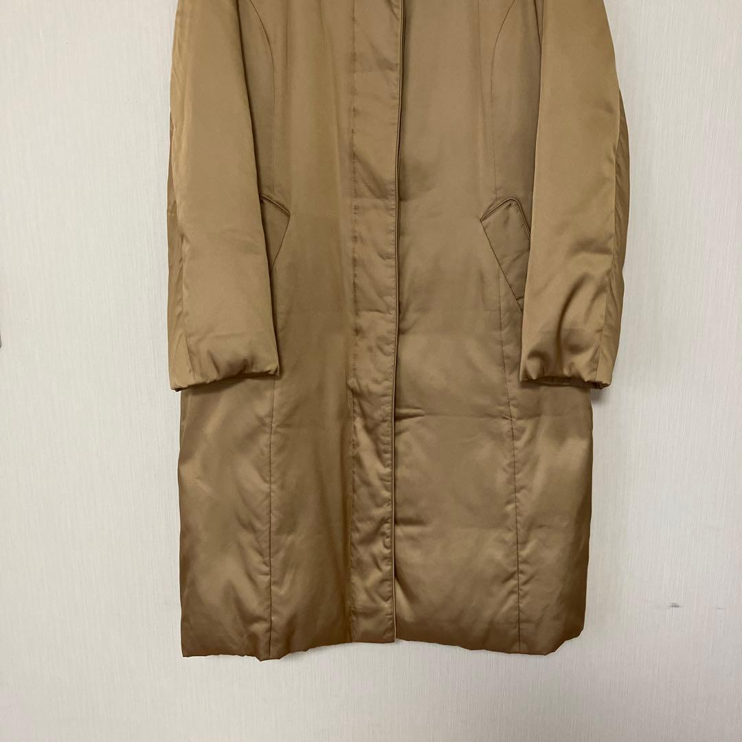 メ*ン様 大きい超美品★Aquascutum フォックスファー付きダウンロングコ
