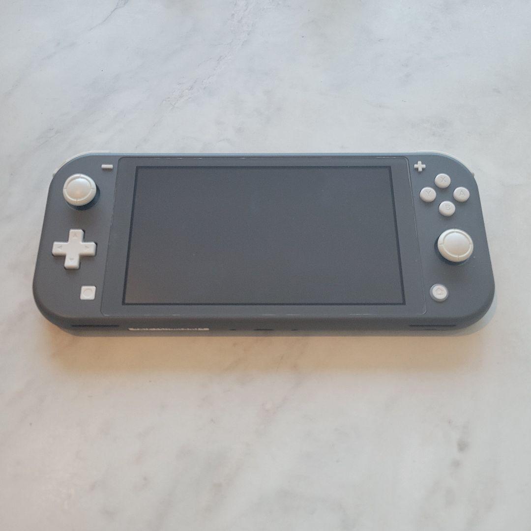 Nintendo Switch Lite 本体 グレー カバー/コンセント付き