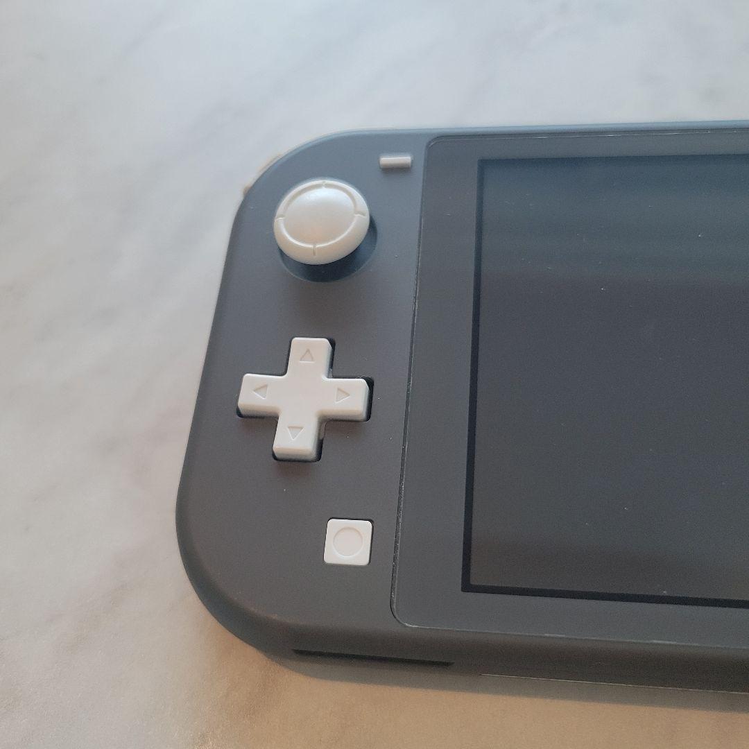 Nintendo Switch Lite 本体 グレー カバー/コンセント付き