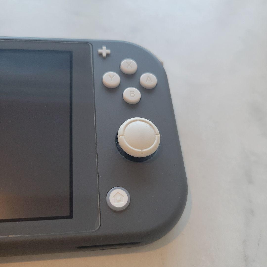 Nintendo Switch Lite 本体 グレー カバー/コンセント付き