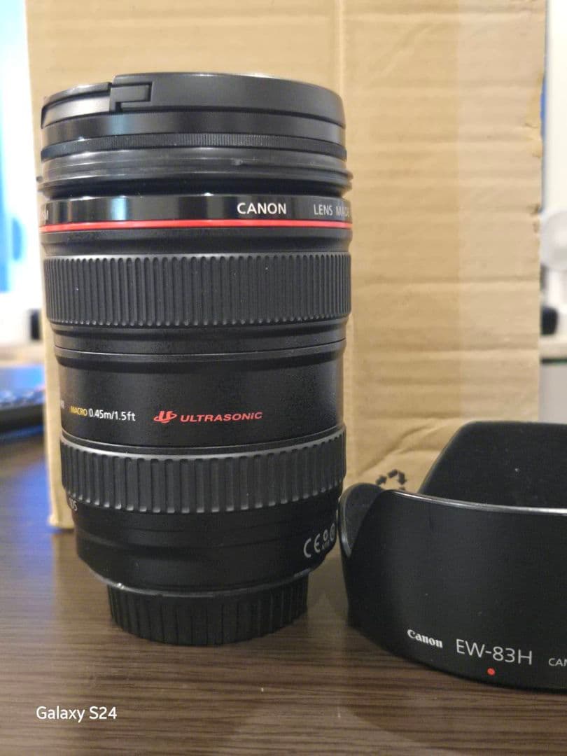 外観キレイCanon EF 24-105mm F4 L レンズ ジャンク 訳あり