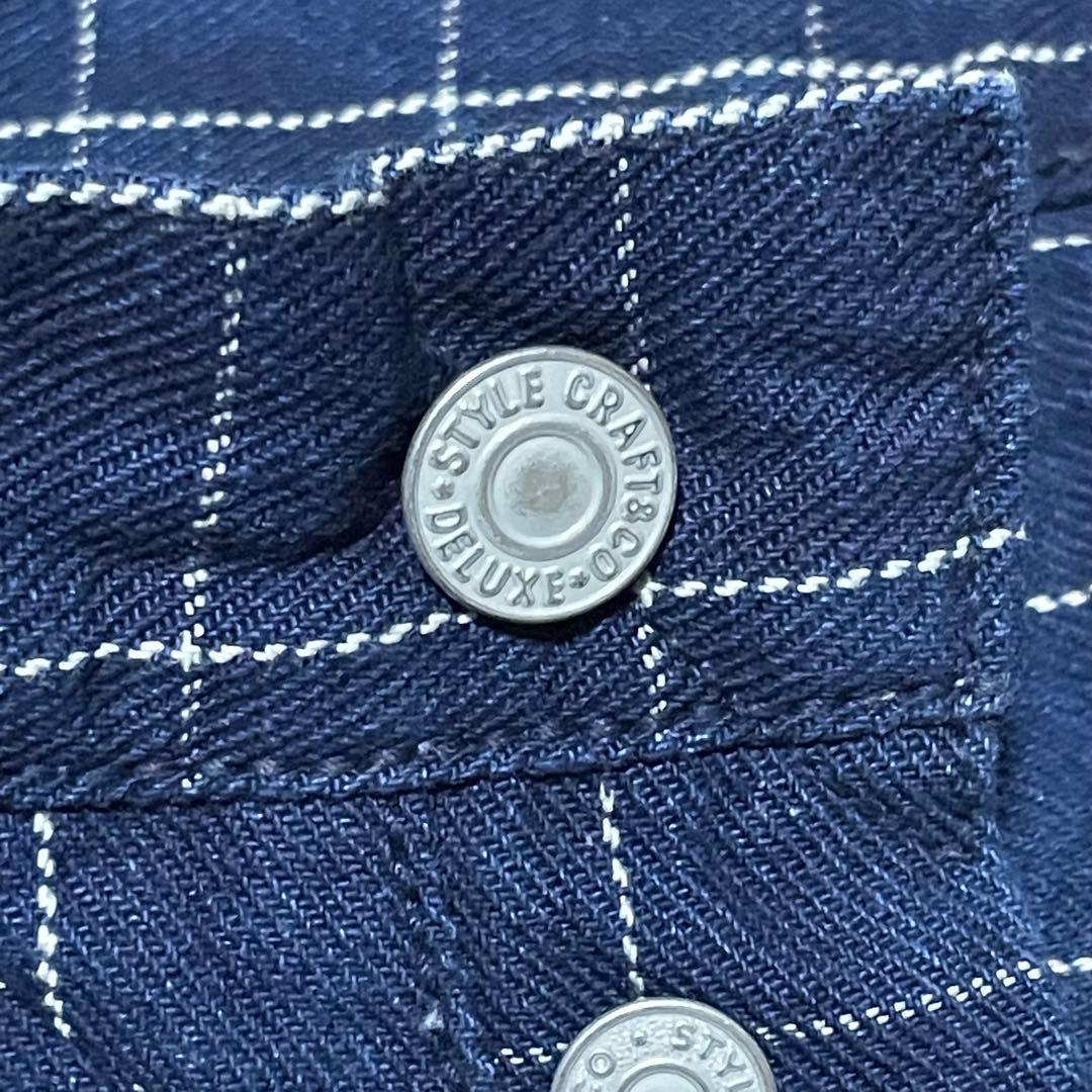 サイズ34 白カモメ ネイビー 5500 チェックエヴィス エビス