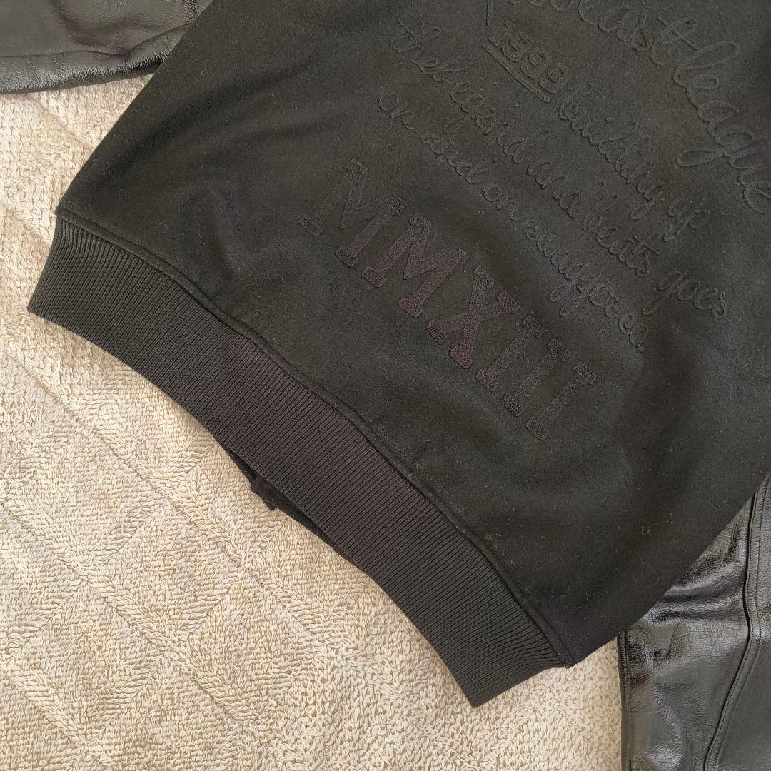 SWAGGER スタジャン レザー 切替 裏地キルティング