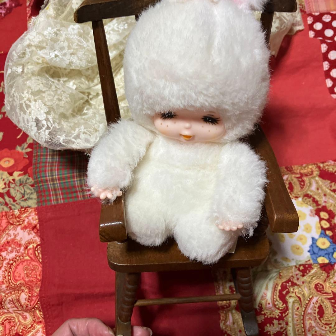 レトロぬいぐるみ　人形　うさぎ　ハニートイズ　モンチッチ 指しゃぶり人形 レトロぬいぐるみ 人形 うさぎ ハニートイズ モンチッチ 指しゃぶり